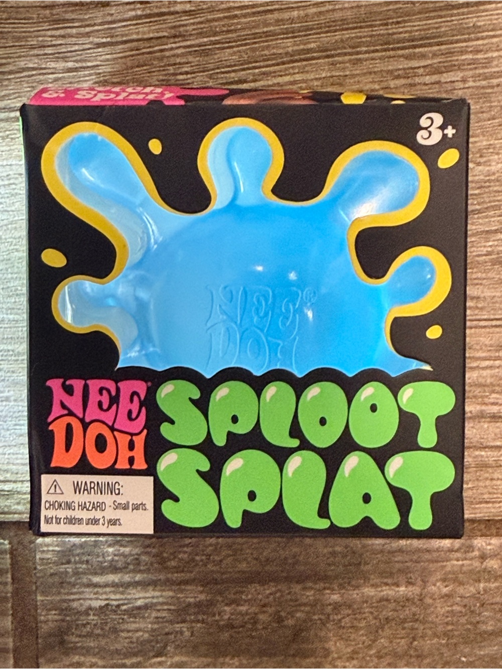 NeeDoh Sploot Splat Blue Squishy NEW and Authentic